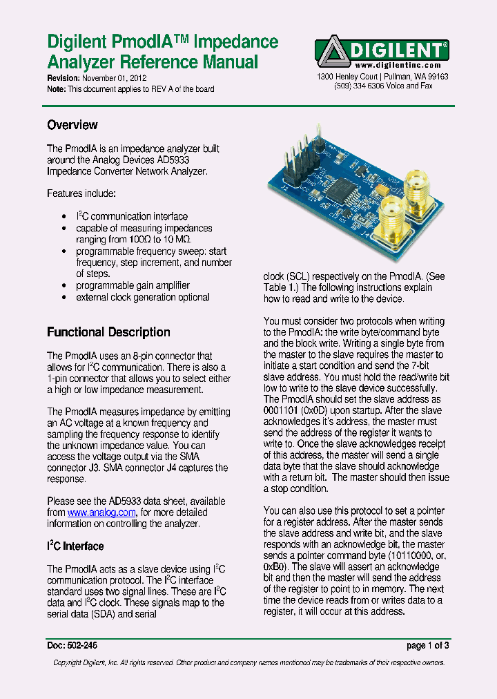 PMODIARM_6931142.PDF Datasheet