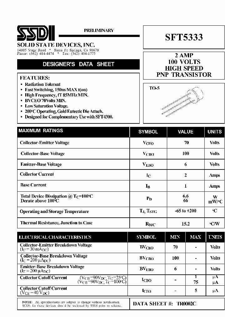 SFT5333_6708118.PDF Datasheet