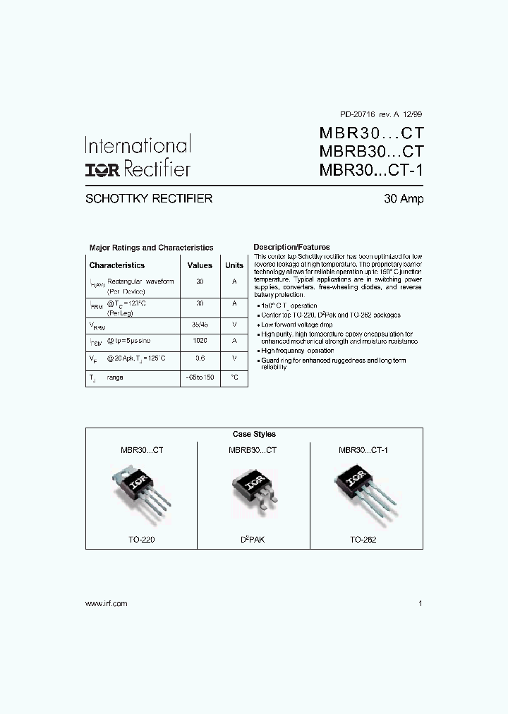 MBR3045CT_6712833.PDF Datasheet