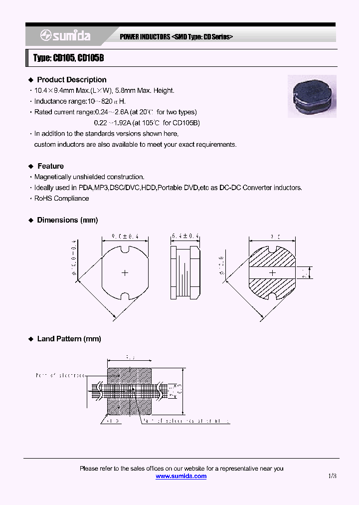 CD105BNP-100MC_6726263.PDF Datasheet