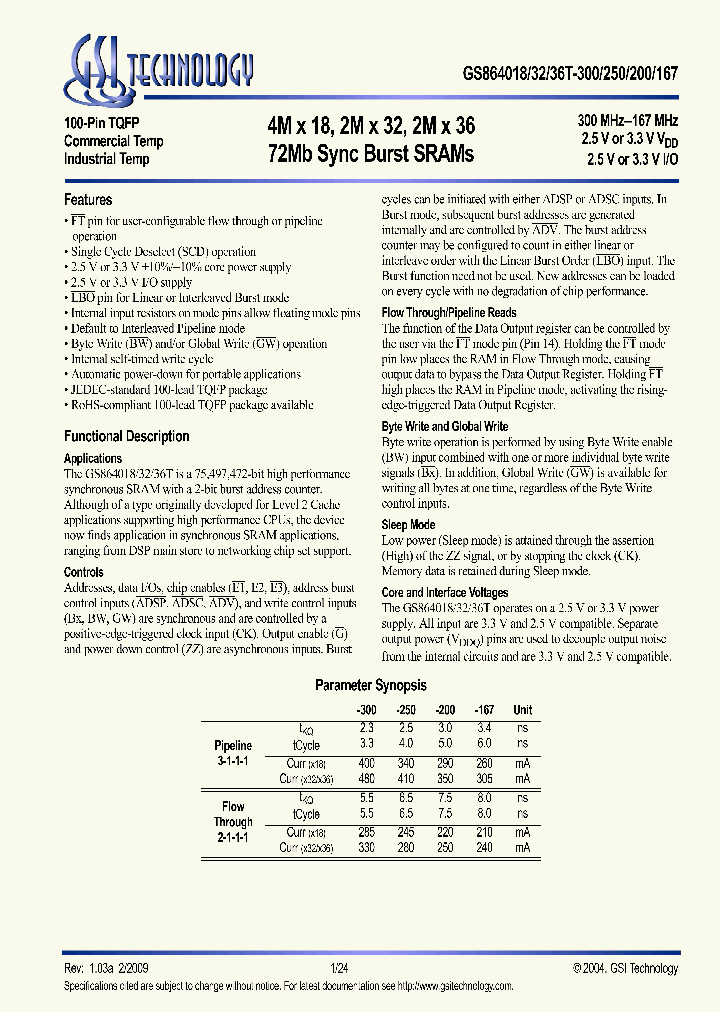 GS864018T-300IT_6743058.PDF Datasheet