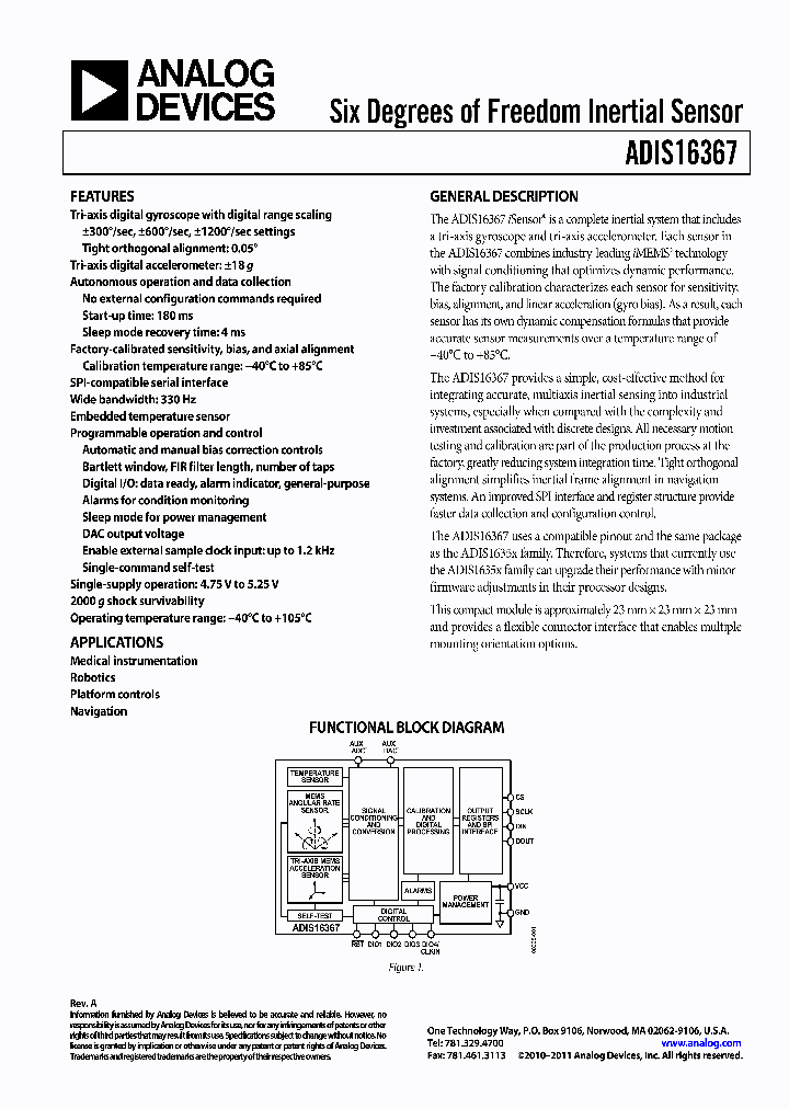 ADIS16367BMLZ_6745579.PDF Datasheet