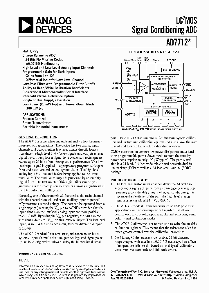 AD7712ACHIPS_6750012.PDF Datasheet
