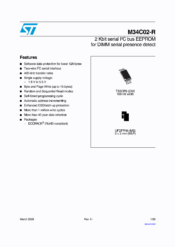 STMICROELECTRONICS-M34C02-RMB6TG_6751185.PDF Datasheet