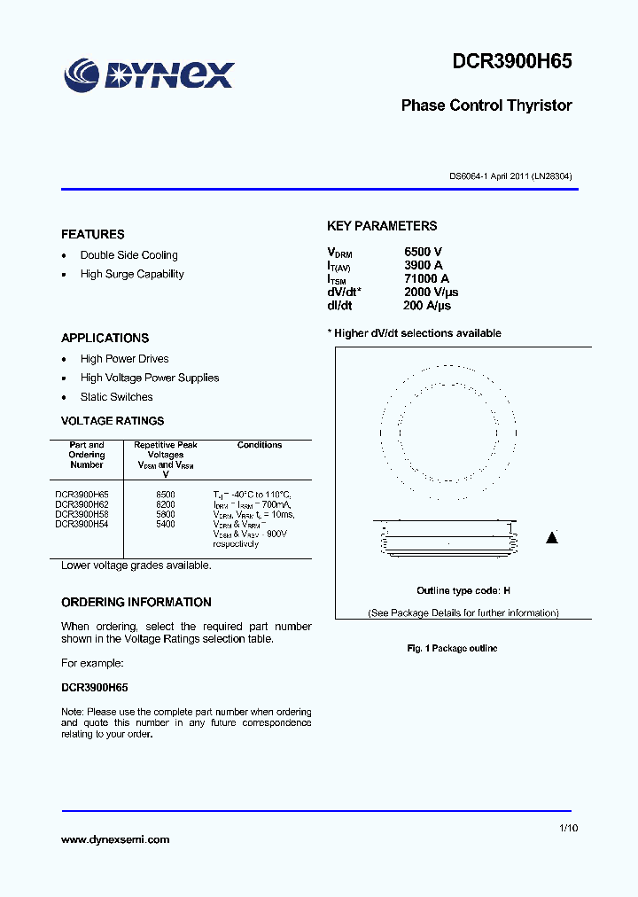 DCR3900H54_6938461.PDF Datasheet