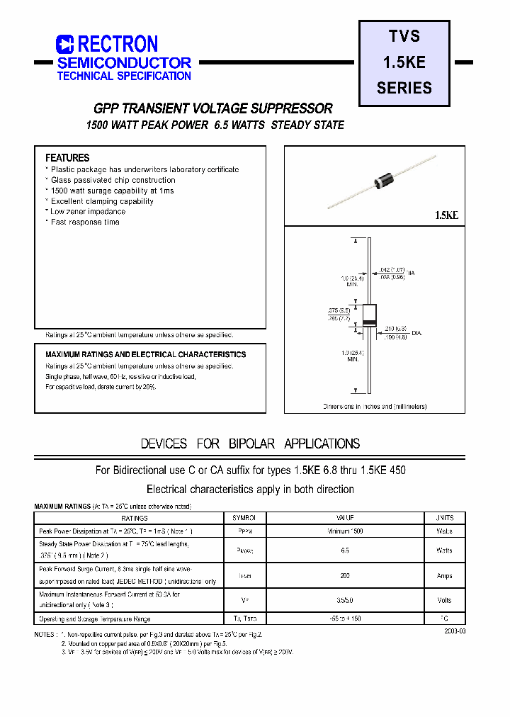 15KE18A-T_6755622.PDF Datasheet