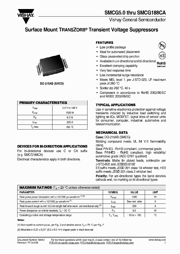 SMCG75-E357T_6752926.PDF Datasheet