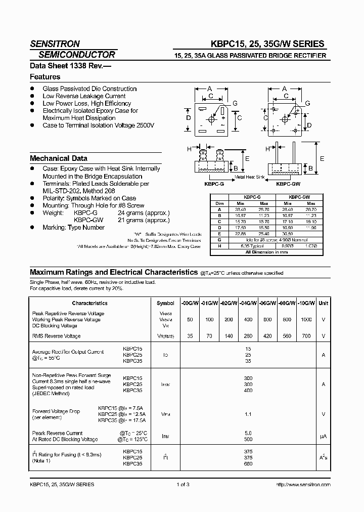 KBPC2502GW_6760741.PDF Datasheet
