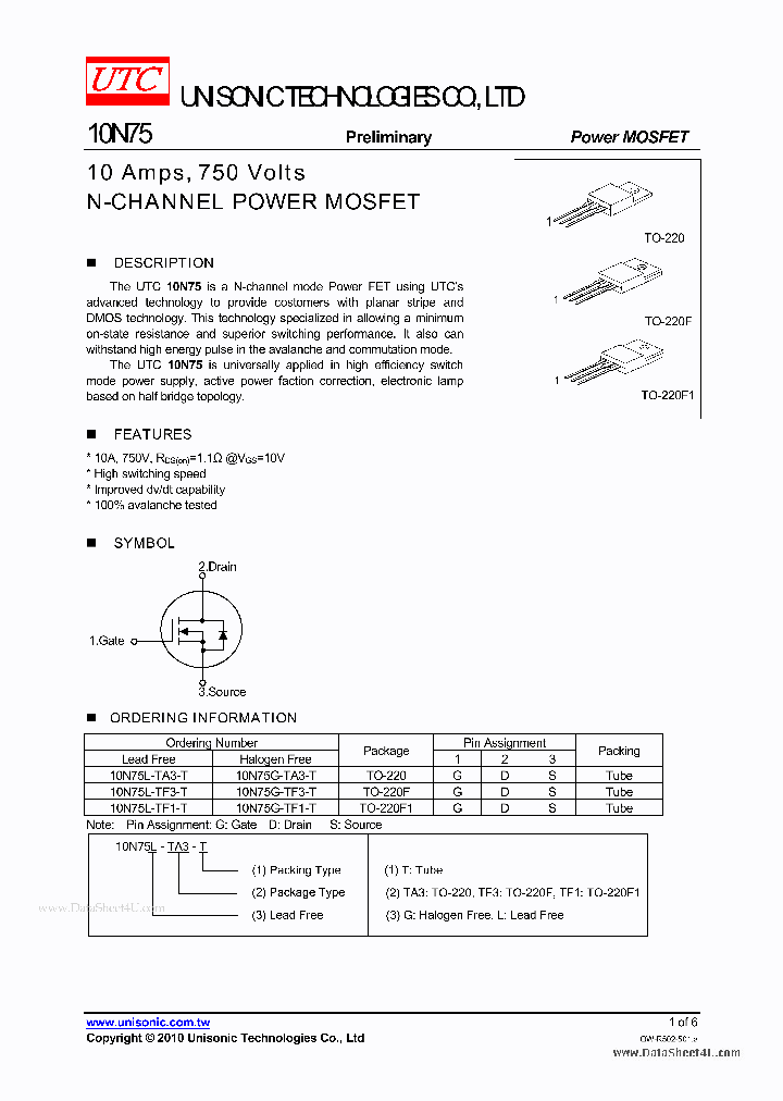 10N75_6940411.PDF Datasheet