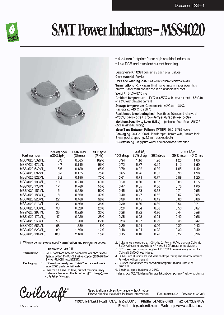 MSS4020-393MLTB_6763470.PDF Datasheet