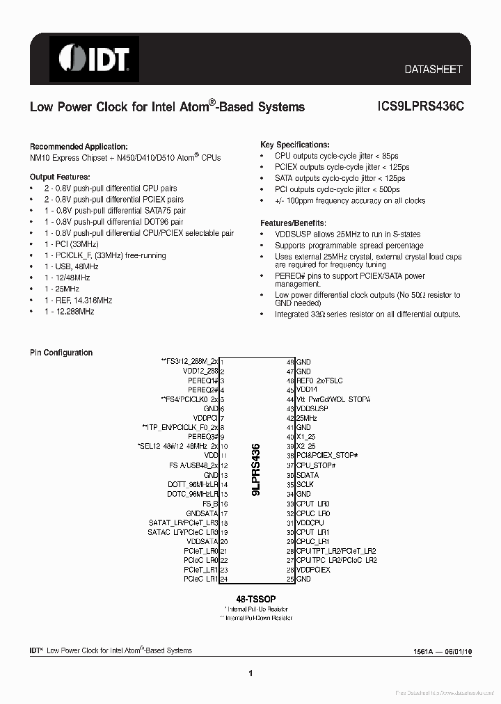 ICS9LPRS436C_6941992.PDF Datasheet