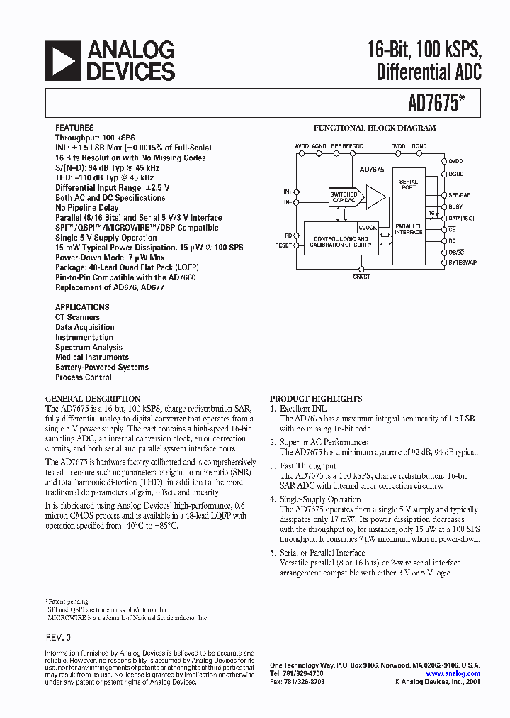 EVAL-AD7675CB_6780127.PDF Datasheet