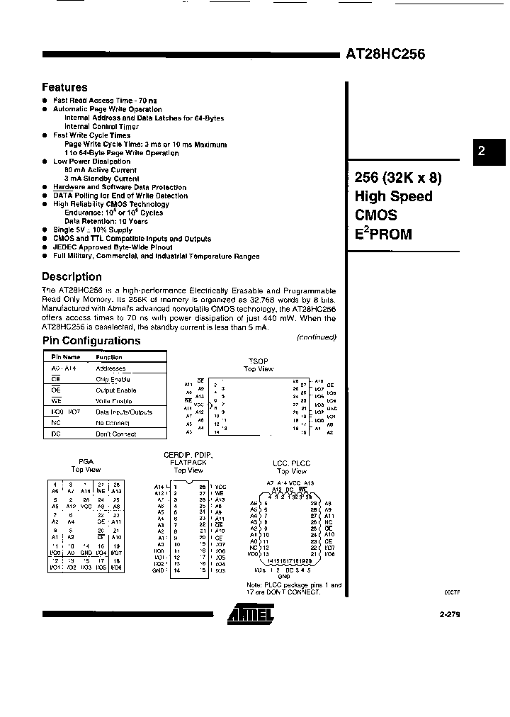 AT28HC256-70JCTR_6789638.PDF Datasheet