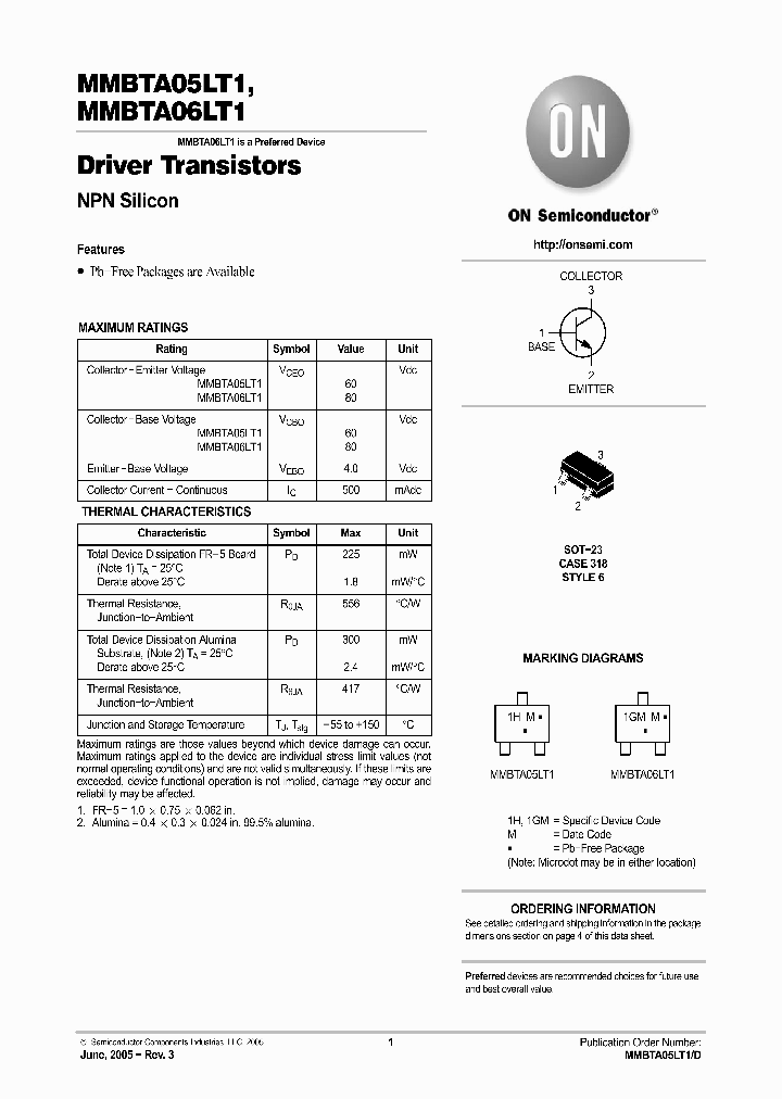 MMBTA06LT3_6800063.PDF Datasheet