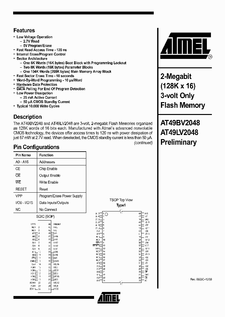 AT49BV2048_6800588.PDF Datasheet