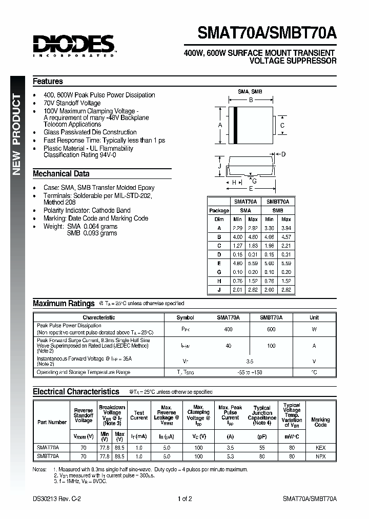 SMBT70A-7_6800373.PDF Datasheet