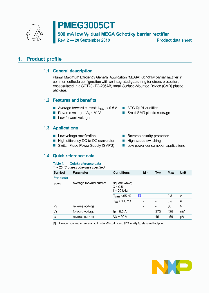 PMEG3005CT215_6945820.PDF Datasheet