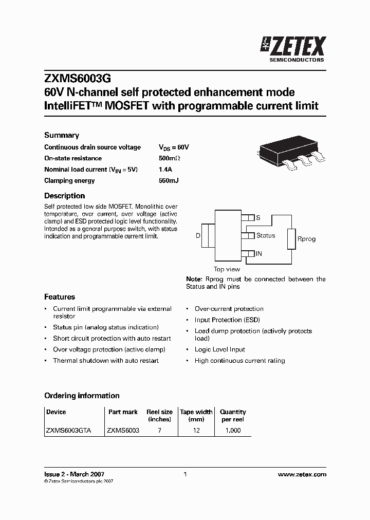 ZXMS6003GTA_6805838.PDF Datasheet