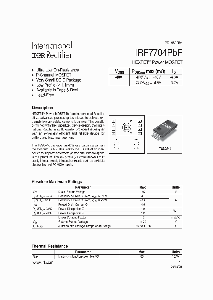 IRF7704PBF_6806559.PDF Datasheet