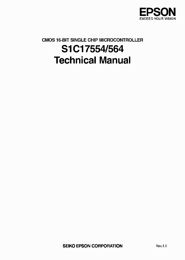S1C17554D00E10B_6810760.PDF Datasheet