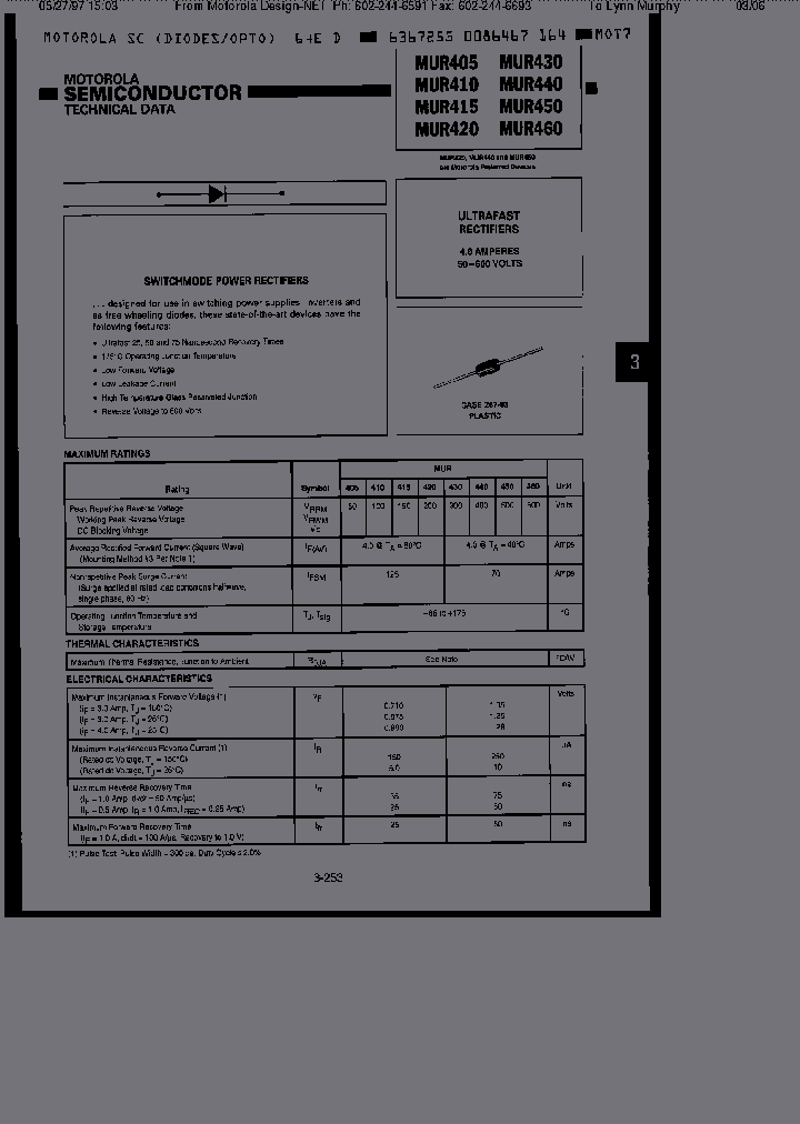 MUR440_6816647.PDF Datasheet