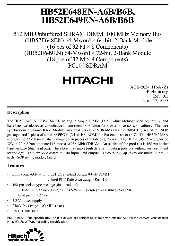 HB52E649EN-B6B_6821930.PDF Datasheet