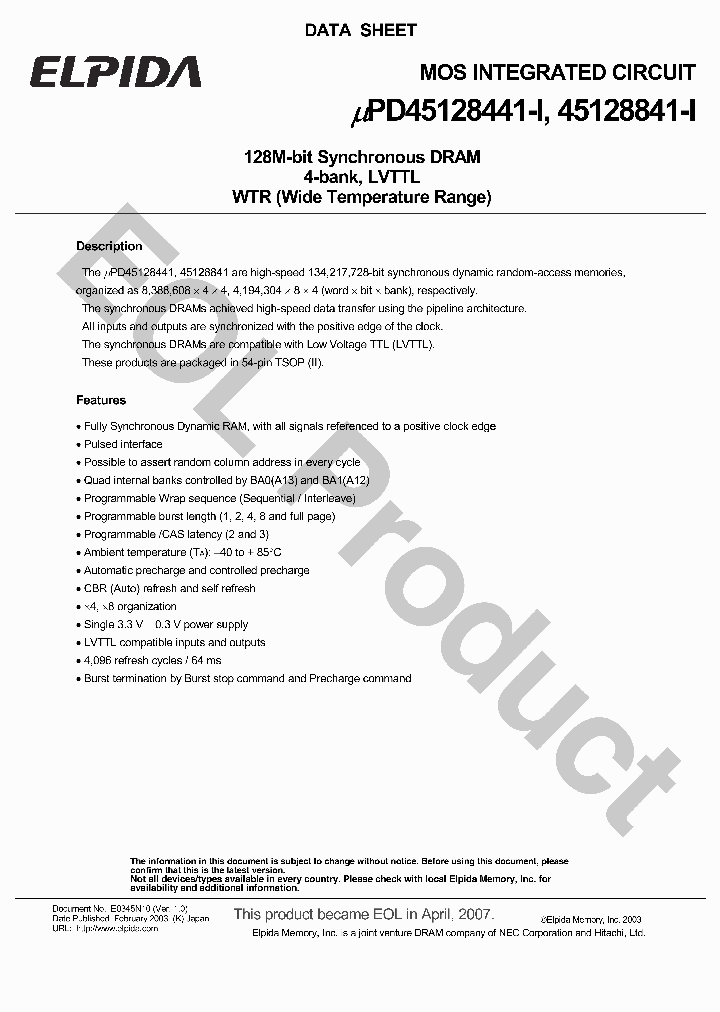 UPD45128841G5-A10LI-9JF_6822019.PDF Datasheet