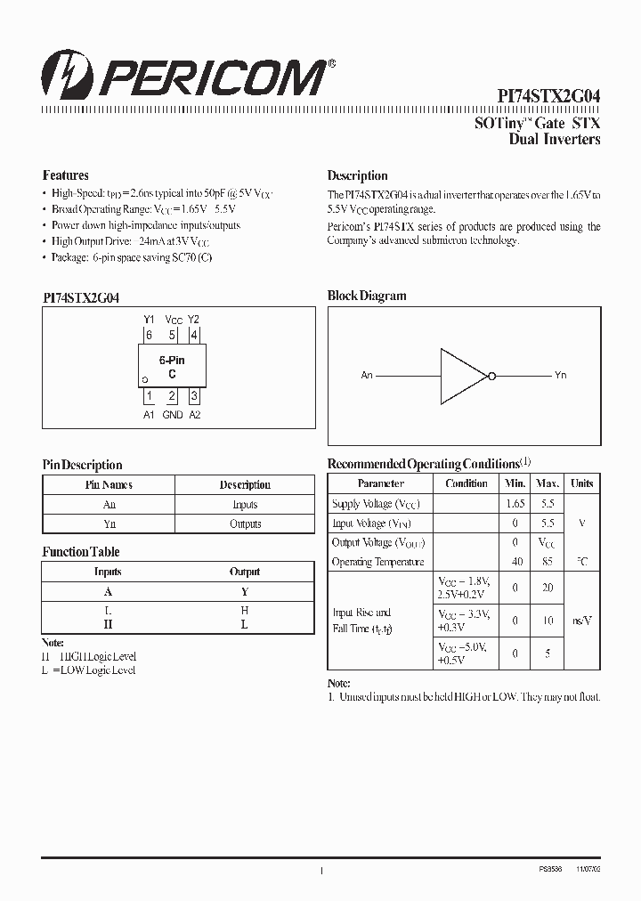 PI74STX2G04_6829577.PDF Datasheet