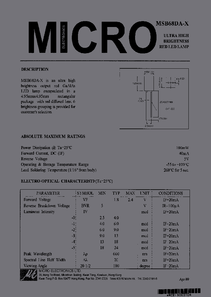 MSB68DA-0_6838758.PDF Datasheet