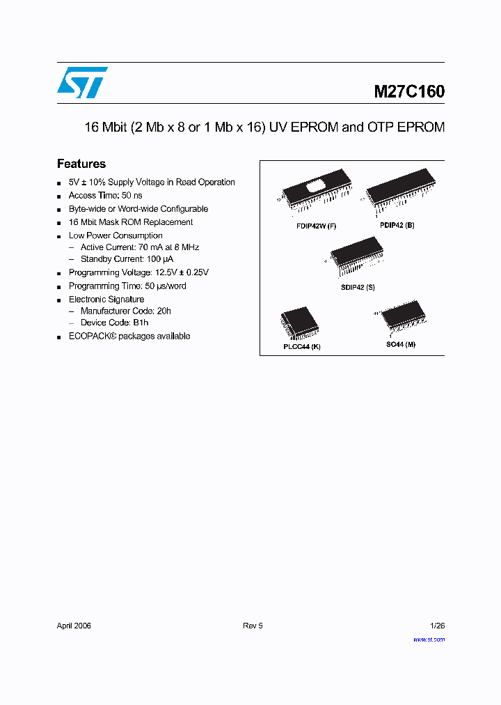 M27C160-50XF1_6841160.PDF Datasheet
