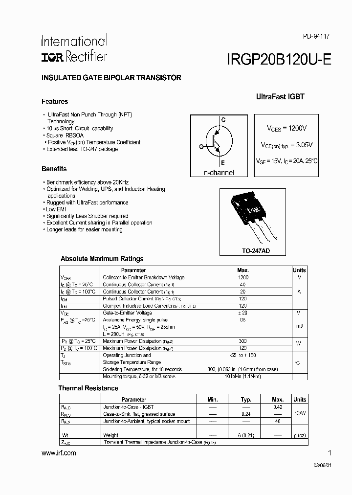 IRGP20B120U-EPBF_6843527.PDF Datasheet