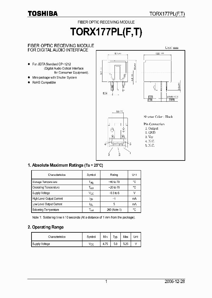 TORX177PLFT_6841686.PDF Datasheet
