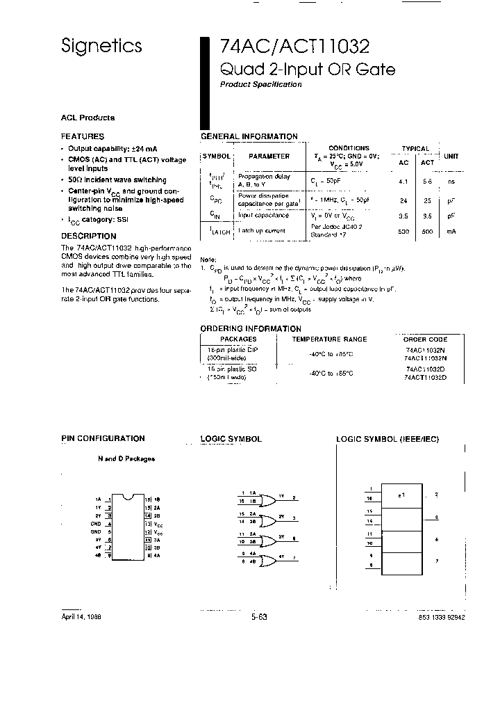 74AC11032D_6847445.PDF Datasheet
