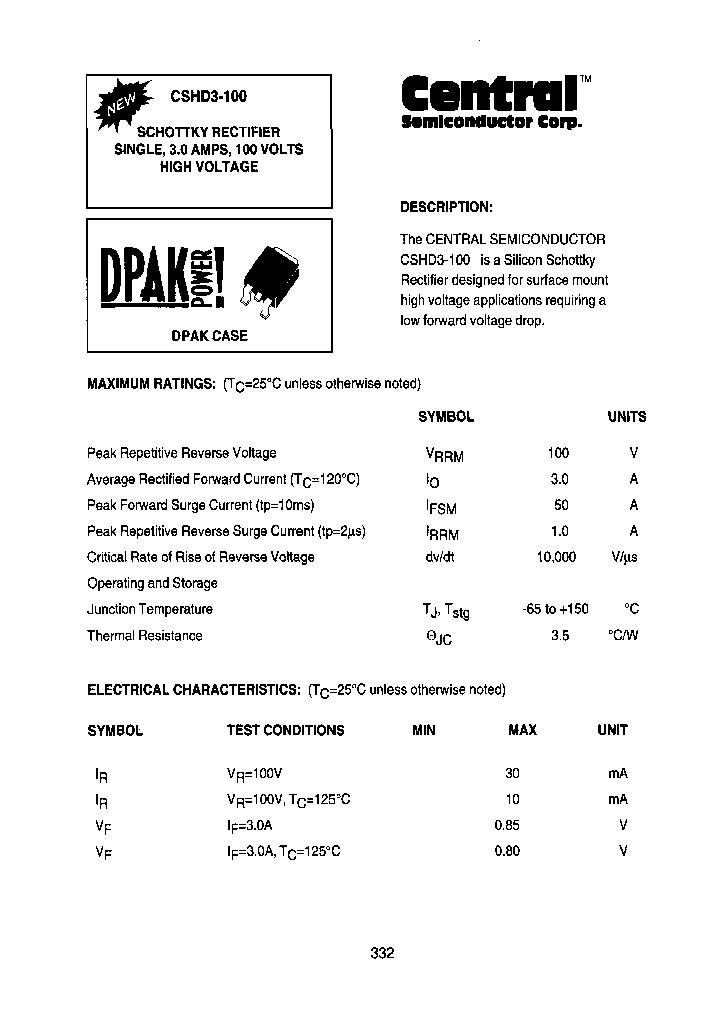 CSHD3-100BK_6854466.PDF Datasheet