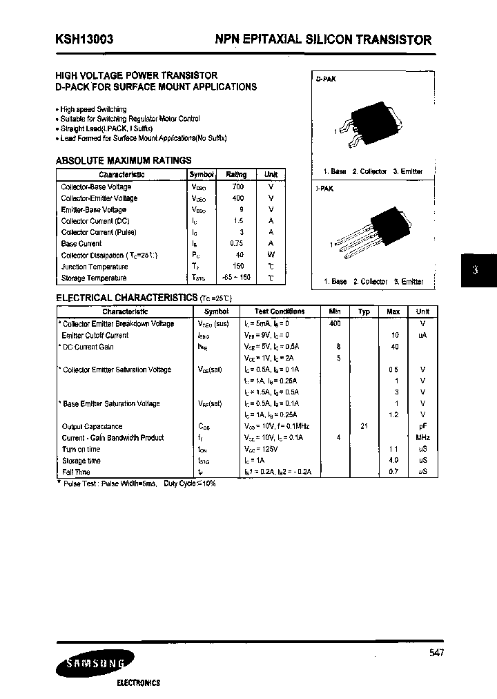KSH13003-I_6855417.PDF Datasheet
