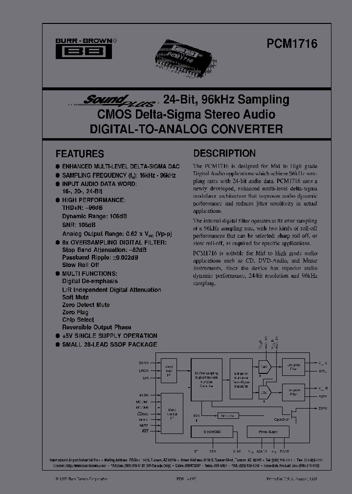 PCM1716E_6856615.PDF Datasheet