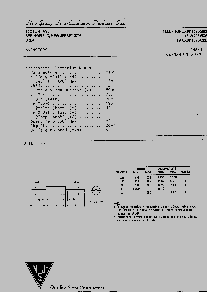 1N541_6951351.PDF Datasheet