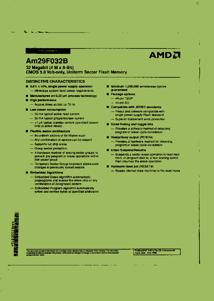 AM29F032B-120FCB_6862129.PDF Datasheet