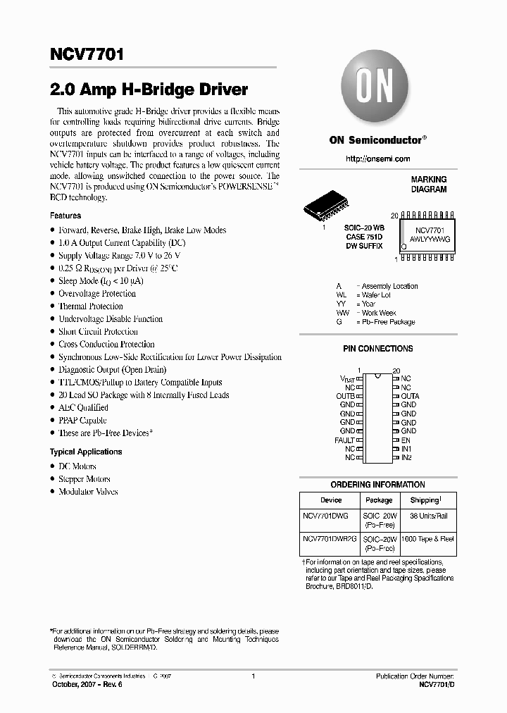 ONSEMICONDUCTOR-NCV7701DWG_6855110.PDF Datasheet