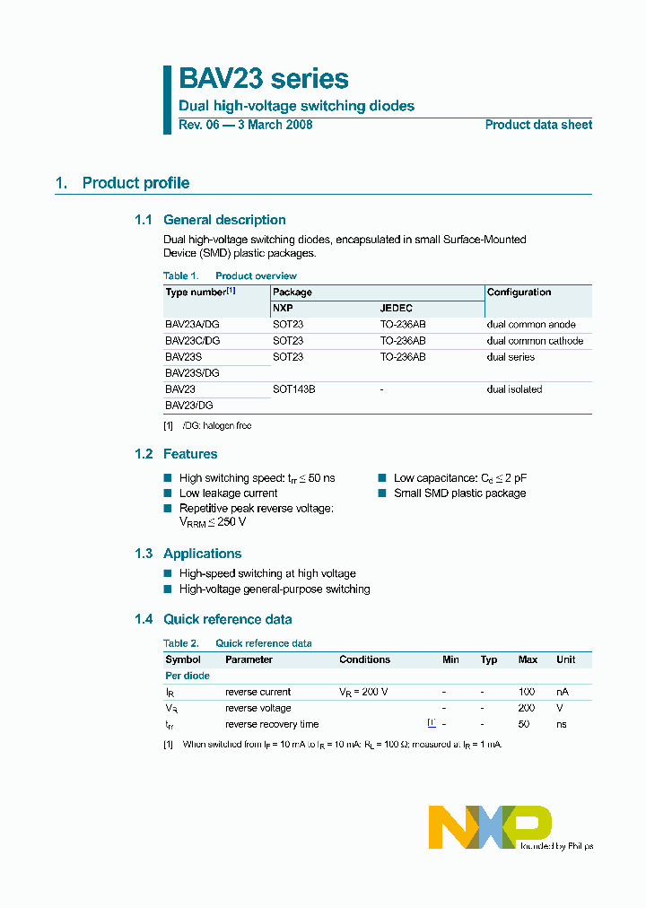 BAV23DG_6865124.PDF Datasheet