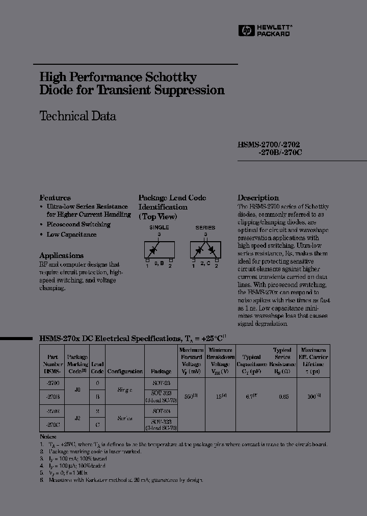 HSMS-2702-BLK_6865574.PDF Datasheet