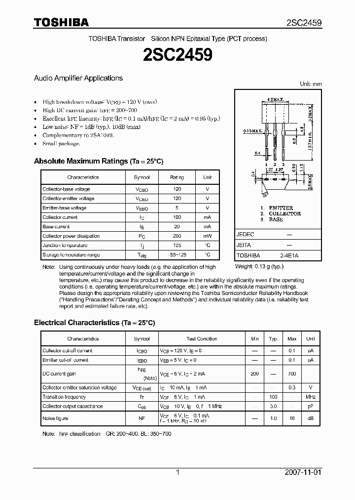 2SC2459-BL_6878344.PDF Datasheet