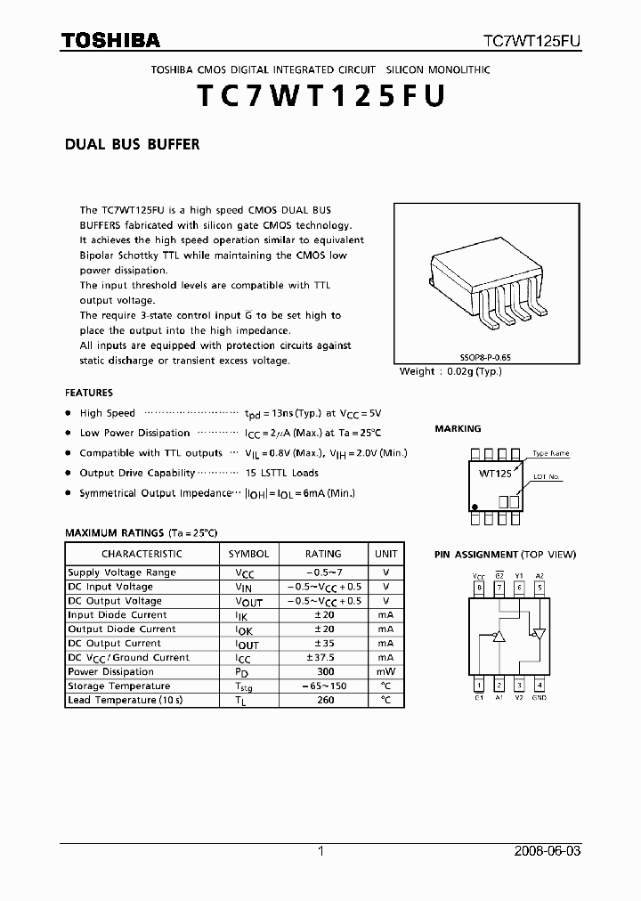 TC7WT125FU_6883082.PDF Datasheet