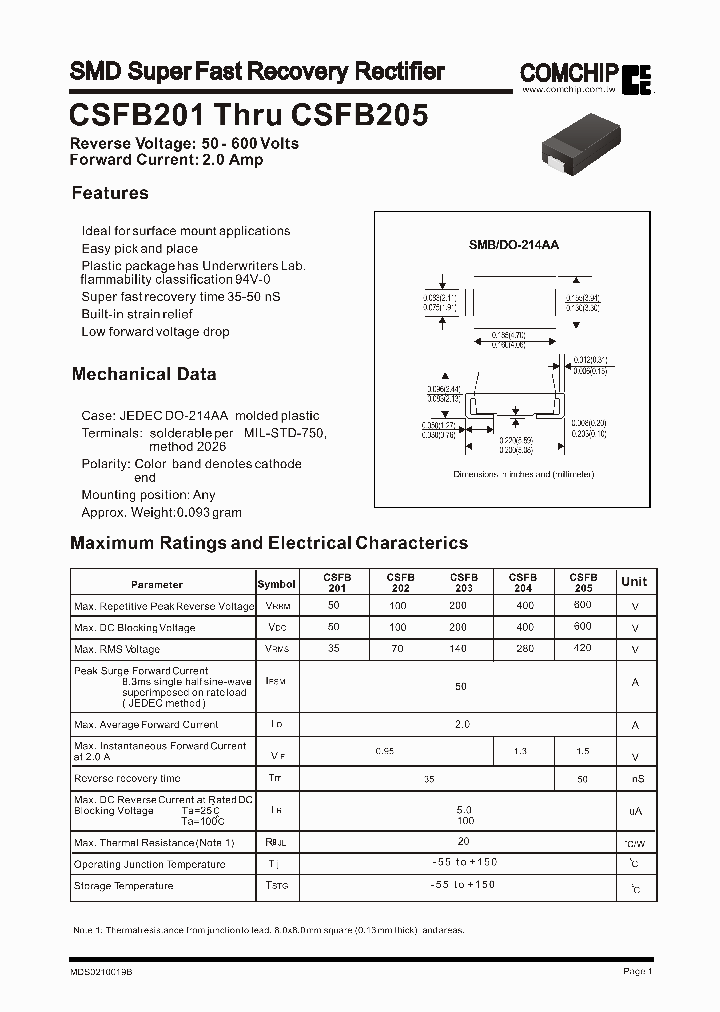 CSFB203_6885567.PDF Datasheet