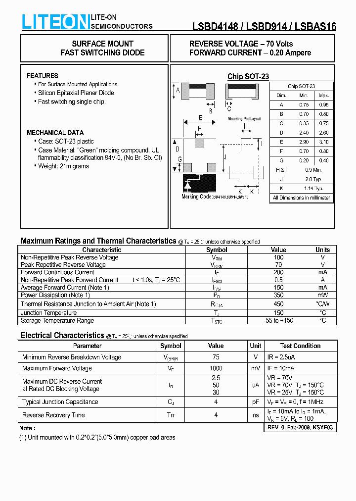LSBD4148_6893488.PDF Datasheet
