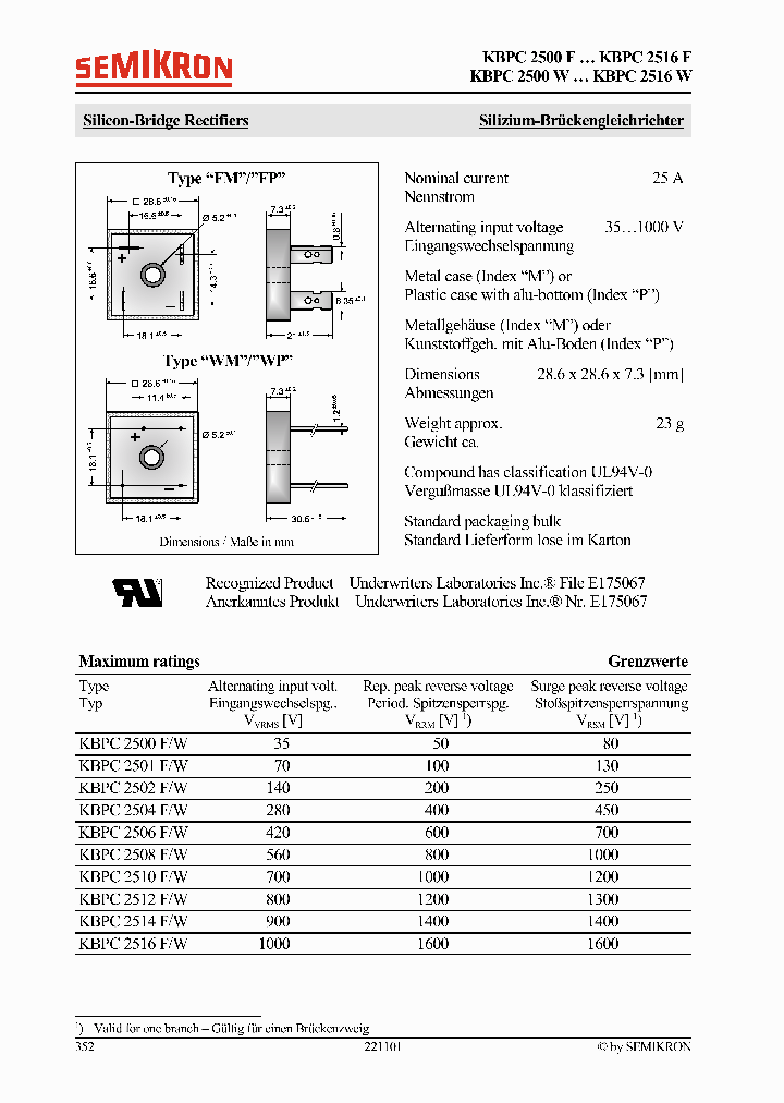 KBPC2500WM_6896934.PDF Datasheet