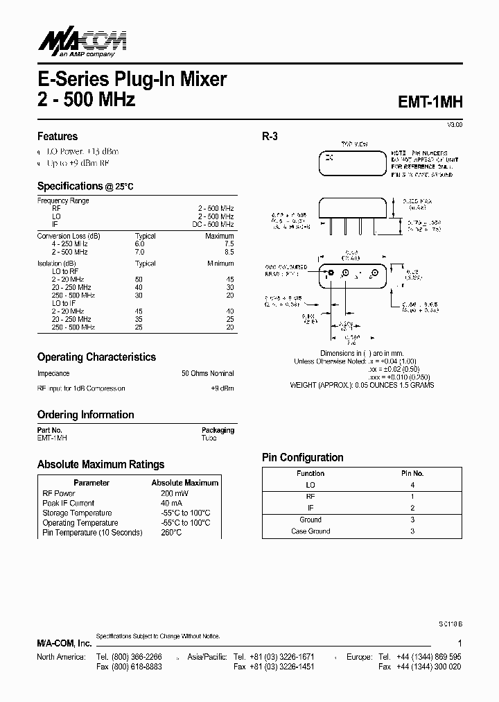 EMT-1MH_6901118.PDF Datasheet