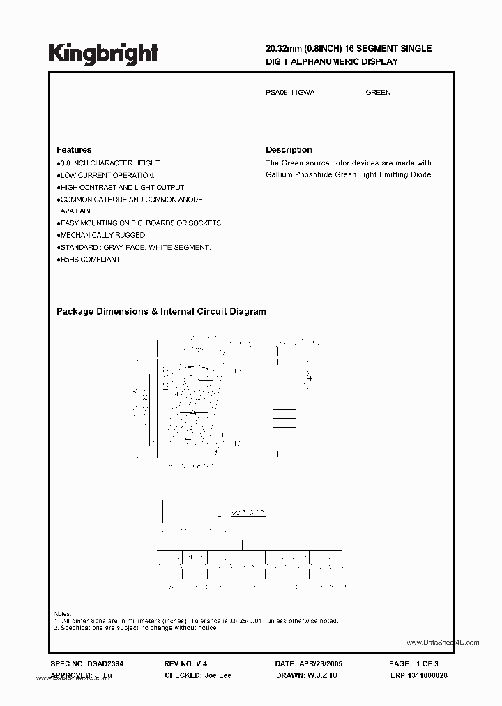 PSA08-11GWA_6957758.PDF Datasheet