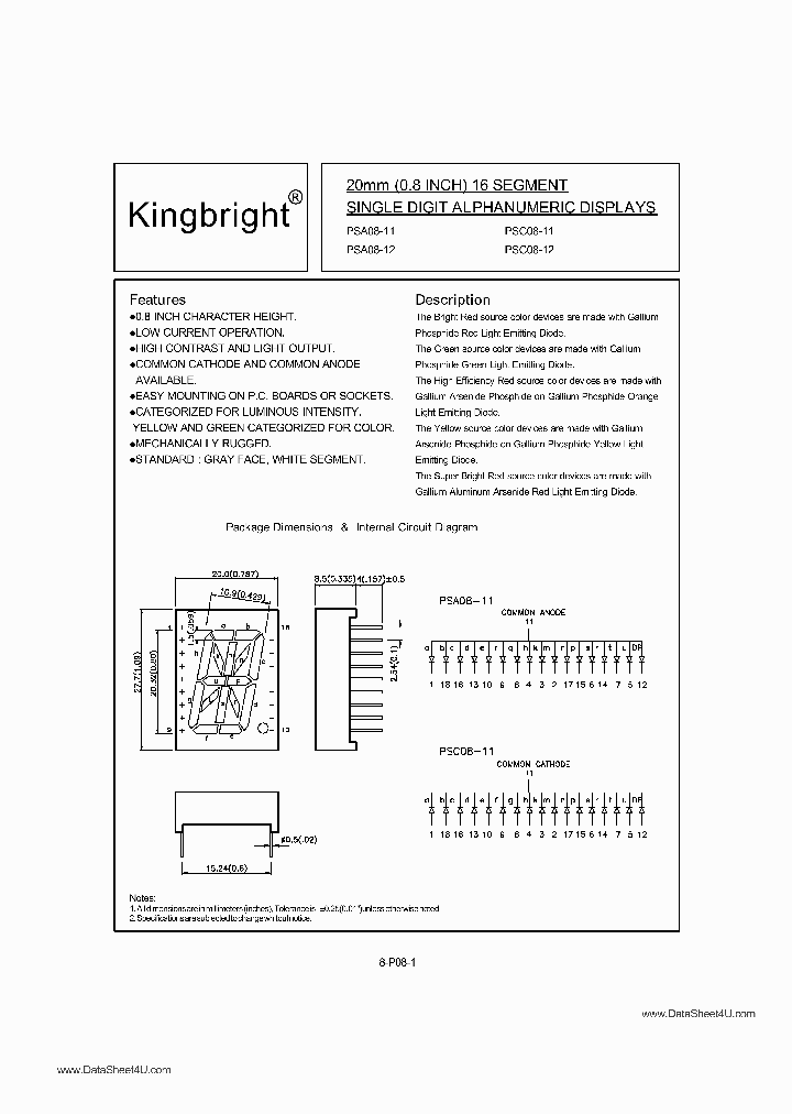 PSA08-11HWA_6957759.PDF Datasheet
