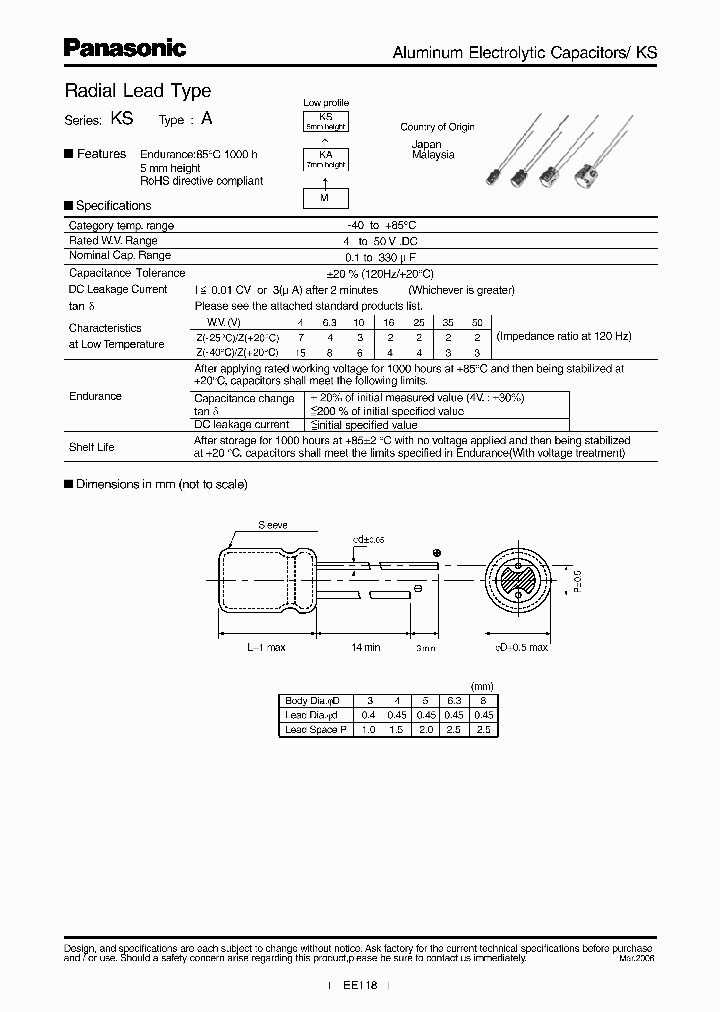 ECEA1VKS100B_6958352.PDF Datasheet
